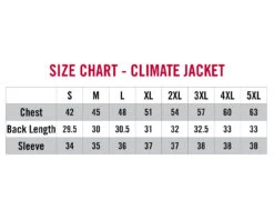 Striker Ice - Men's Climate Jacket - Black / Gray 5 Striker Ice - Men's Climate Jacket - Black / Gray -Fishing Supplies Store 11621X Climate Jkt Size Chart 1800x1800 67122.1604413853