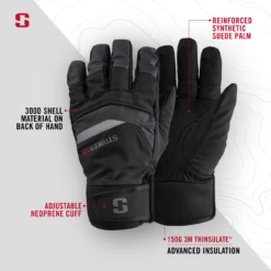 Striker Ice - Attack Gloves - Black -Fishing Supplies Store 22109XX Attack Glove Infographic 1 1800x1800 77677.1629911911
