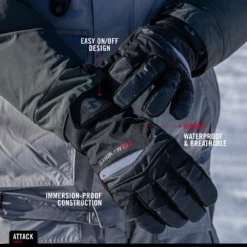 Striker Ice - Attack Gloves - Black -Fishing Supplies Store 22109XX Attack Glove Infographic 2 1800x1800 89267.1629911914