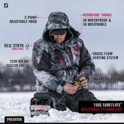 Striker Ice - Men's Predator Jacket - Veil Stryk -Fishing Supplies Store 32123XX Predator Jkt Infographic 2 1800x1800 26260.1629899132