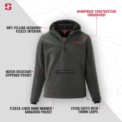 Striker Ice - Renegade Pullover - Charcoal -Fishing Supplies Store 32142XX Renegade Pullover Infographic 1 1800x1800 04875.1629914056