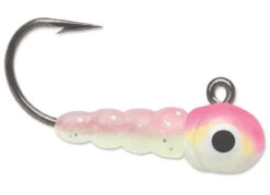 VMC LVJ Larvae Jig - Pink Chartreuse Glow