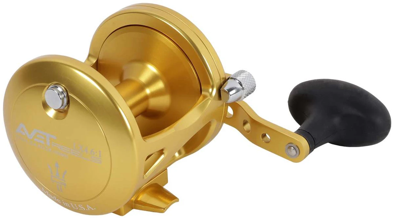 Avet LX 4.6 G2 1 Speed Reel - Gold (No Glide Plate) 2 Avet LX 4.6 G2 1 Speed Reel - Gold (No Glide Plate) - Image 2