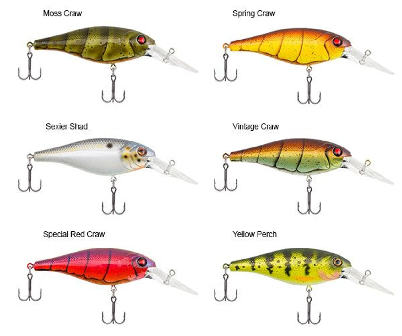 Berkley Bad Shad Crankbait Lures 3 Berkley Bad Shad Crankbait Lures - Image 3