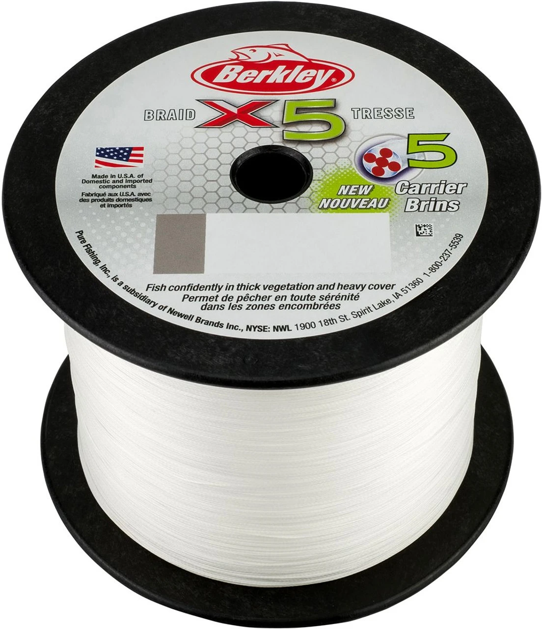 Berkley X5 Braided Line - Crystal 2 Berkley X5 Braided Line - Crystal - Image 2