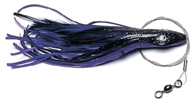 Boone Dolphin Rigs 1-1/2oz 6-1/2in Purple/Black 1 Boone Dolphin Rigs 1-1/2oz 6-1/2in Purple/Black