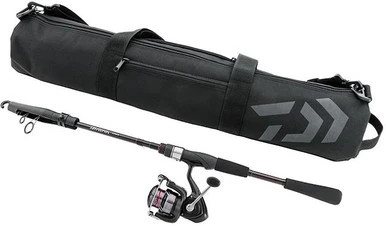 Daiwa Crossfire Compact Travel Spinning Combo 1 Daiwa Crossfire Compact Travel Spinning Combo
