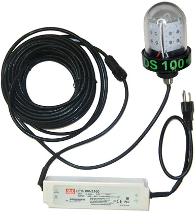 Hydro Glow Underwater Dock Light - 100W/120VAC - Green Sinking Style 1 Hydro Glow Underwater Dock Light - 100W/120VAC - Green Sinking Style