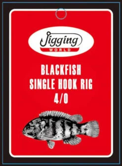 Jigging World Blackfish Single Hook Rigs