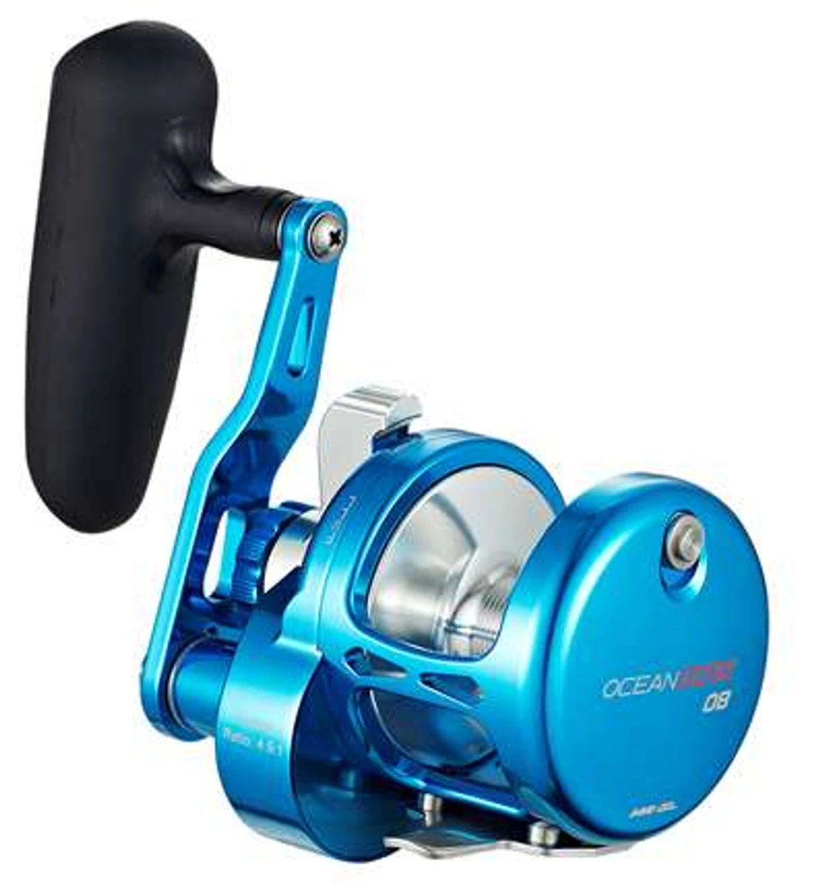 Maxel Ocean Max Single Speed Lever Drag Jigging Reels - Blue/Silver 1 Maxel Ocean Max Single Speed Lever Drag Jigging Reels - Blue/Silver