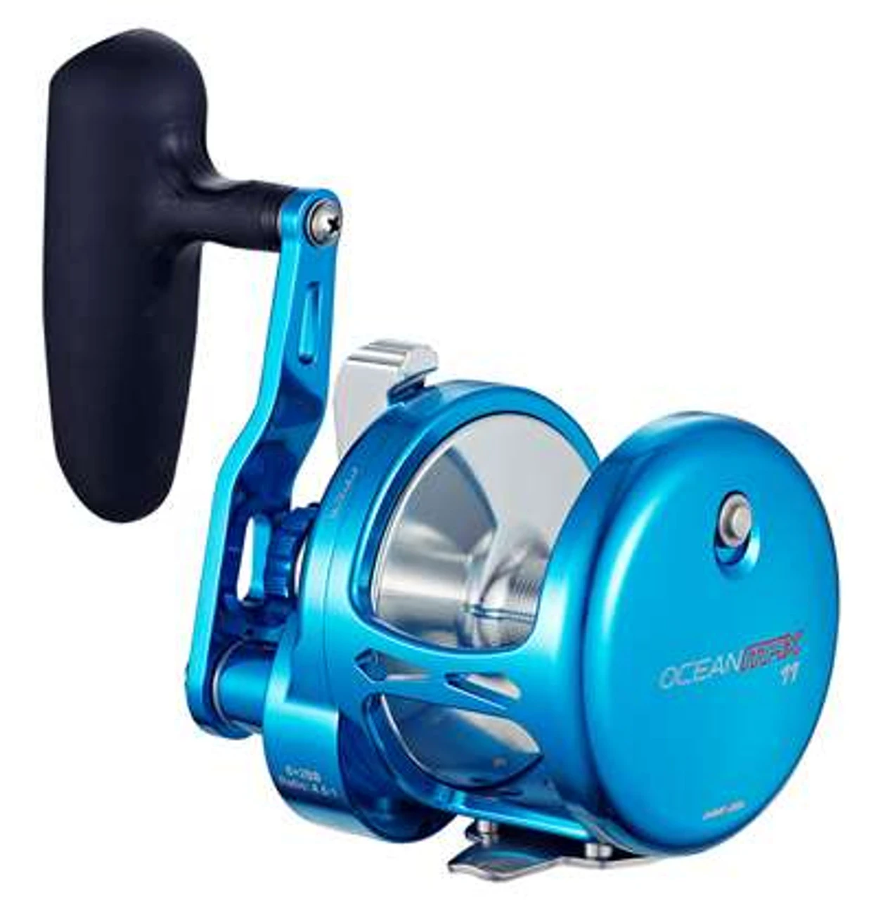 Maxel Ocean Max Single Speed Lever Drag Jigging Reels - Blue/Silver 4 Maxel Ocean Max Single Speed Lever Drag Jigging Reels - Blue/Silver - Image 4