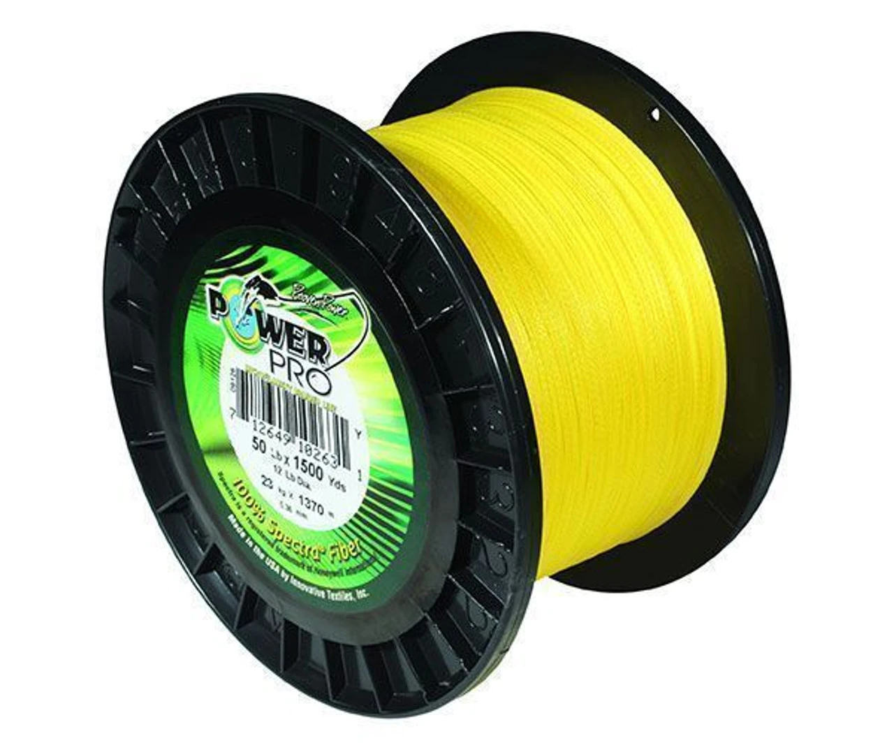 Power Pro PowerPro Braided Spectra Fiber Fishing Line Hi-Vis Yellow 500 Yds. 2 Power Pro PowerPro Braided Spectra Fiber Fishing Line Hi-Vis Yellow 500 Yds. - Image 2