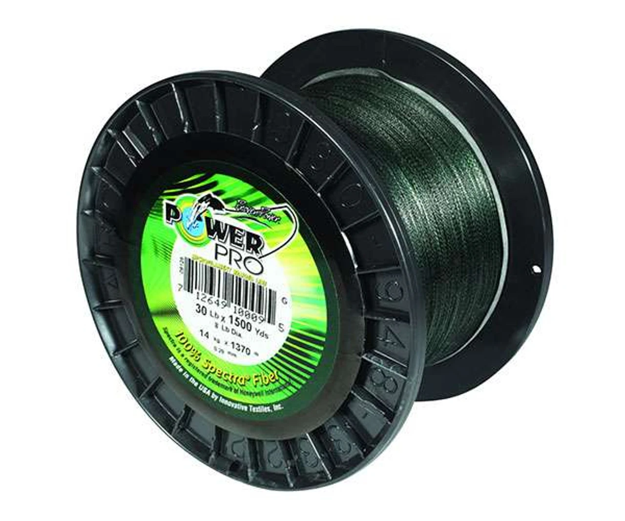 Power Pro PowerPro Braided Spectra Fiber Fishing Line Moss Green 1500 Yds. 2 Power Pro PowerPro Braided Spectra Fiber Fishing Line Moss Green 1500 Yds. - Image 2