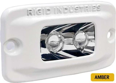 Rigid Industries 96222 Marine SR-M Flush Mount Spot Amber 1 Rigid Industries 96222 Marine SR-M Flush Mount Spot Amber