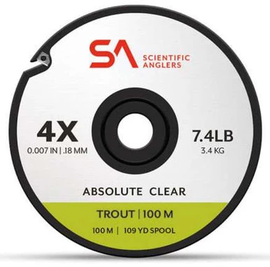 Scientific Anglers Absolute Trout Tippet - 100M - 5X 1 Scientific Anglers Absolute Trout Tippet - 100M - 5X