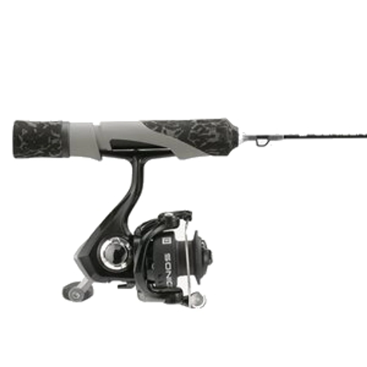 13 Fishing - SoniCor Stealth Edition Ice Combo 24" L - Black And Gray Camo 2 13 Fishing - SoniCor Stealth Edition Ice Combo 24" L - Black And Gray Camo - Image 2