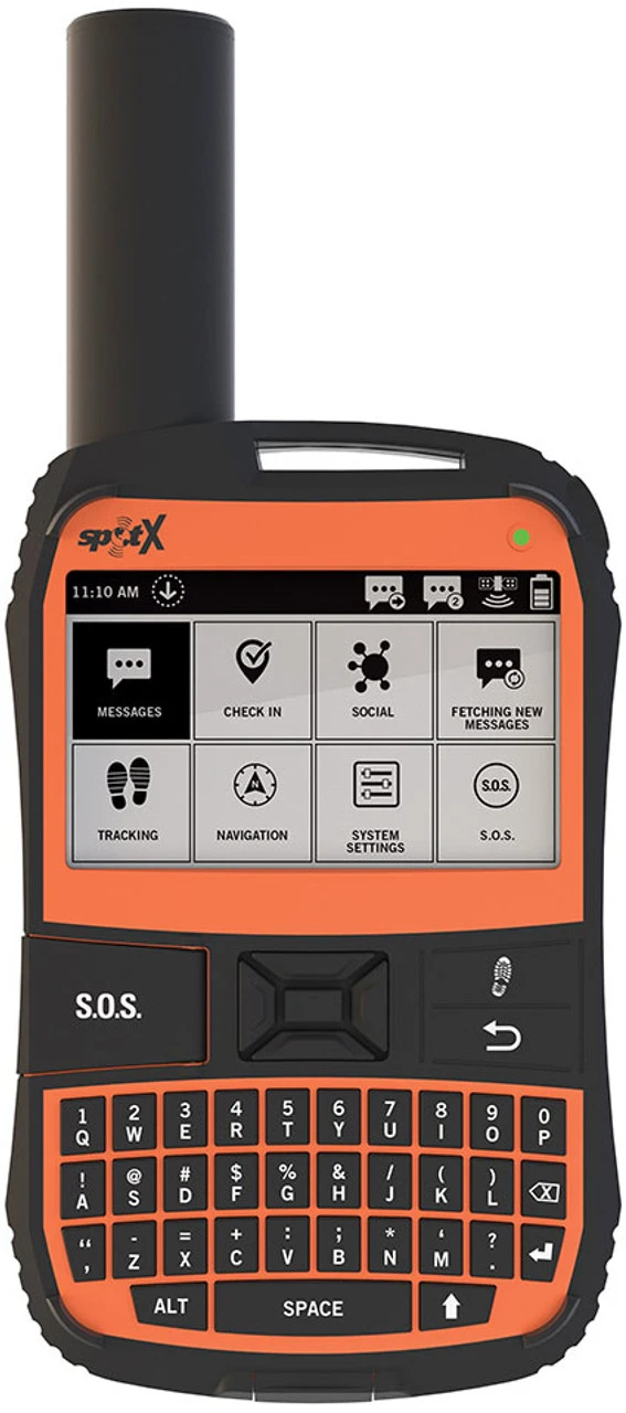 SPOT X 2-Way Satellite Messenger W/ GPS Tracking & SOS 1 SPOT X 2-Way Satellite Messenger W/ GPS Tracking & SOS