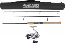 TackleDirect Silver Hook/Shimano ST4000XGFL Stradic FL Travel Combo