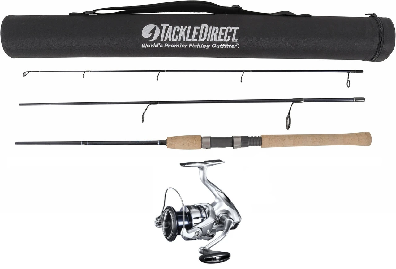 TackleDirect Silver Hook/Shimano ST4000XGFL Stradic FL Travel Combo 1 TackleDirect Silver Hook/Shimano ST4000XGFL Stradic FL Travel Combo