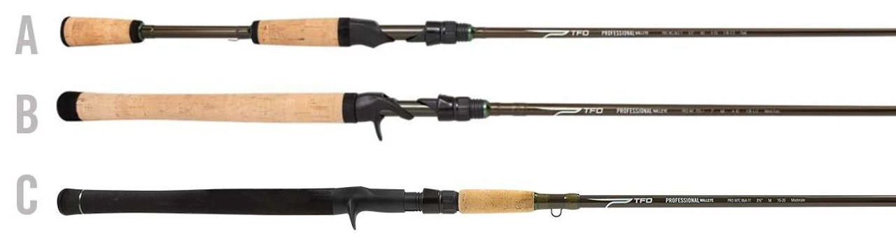 Temple Fork Outfitters Professional Walleye Casting Rods 2 Temple Fork Outfitters Professional Walleye Casting Rods - Image 2