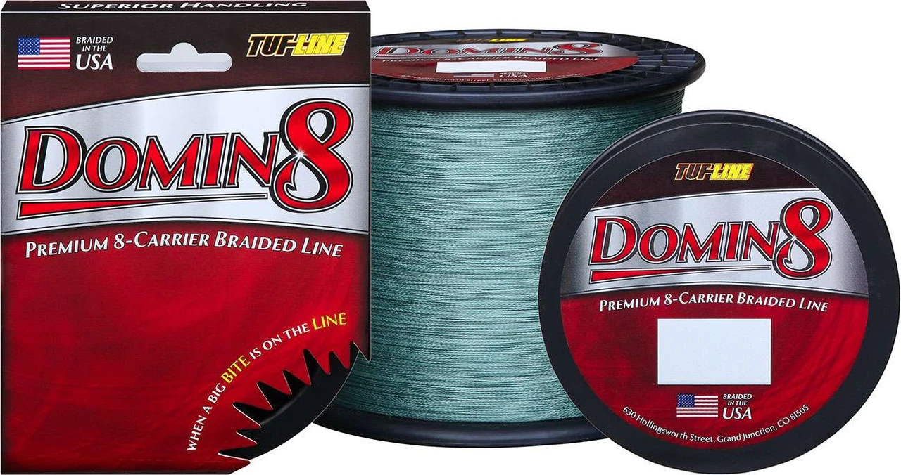 TUF-LINE DOMIN8 Braided Fishing Line 2 TUF-LINE DOMIN8 Braided Fishing Line - Image 2