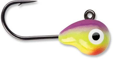 VMC Tungsten Tubby Jig - 1/32oz - Glow Purpledescent 1 VMC Tungsten Tubby Jig - 1/32oz - Glow Purpledescent