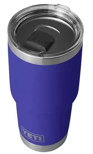 YETI Rambler Tumbler 30oz With Magslider Lid - Offshore Blue 1 YETI Rambler Tumbler 30oz With Magslider Lid - Offshore Blue