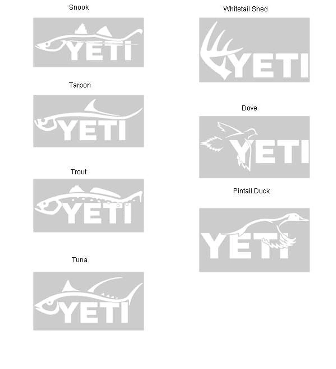 YETI Sportsman Decal 3 YETI Sportsman Decal - Image 3